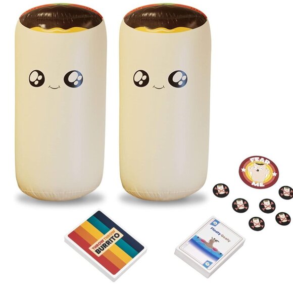 NEW Exploding Kittens Throw Throw Burrito Dodgeball Game Extreme Outdoor Edition - Picture 2 of 8